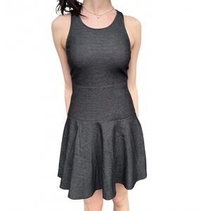 rag & bone XS Black Stretch Knit Tank Mini Dress